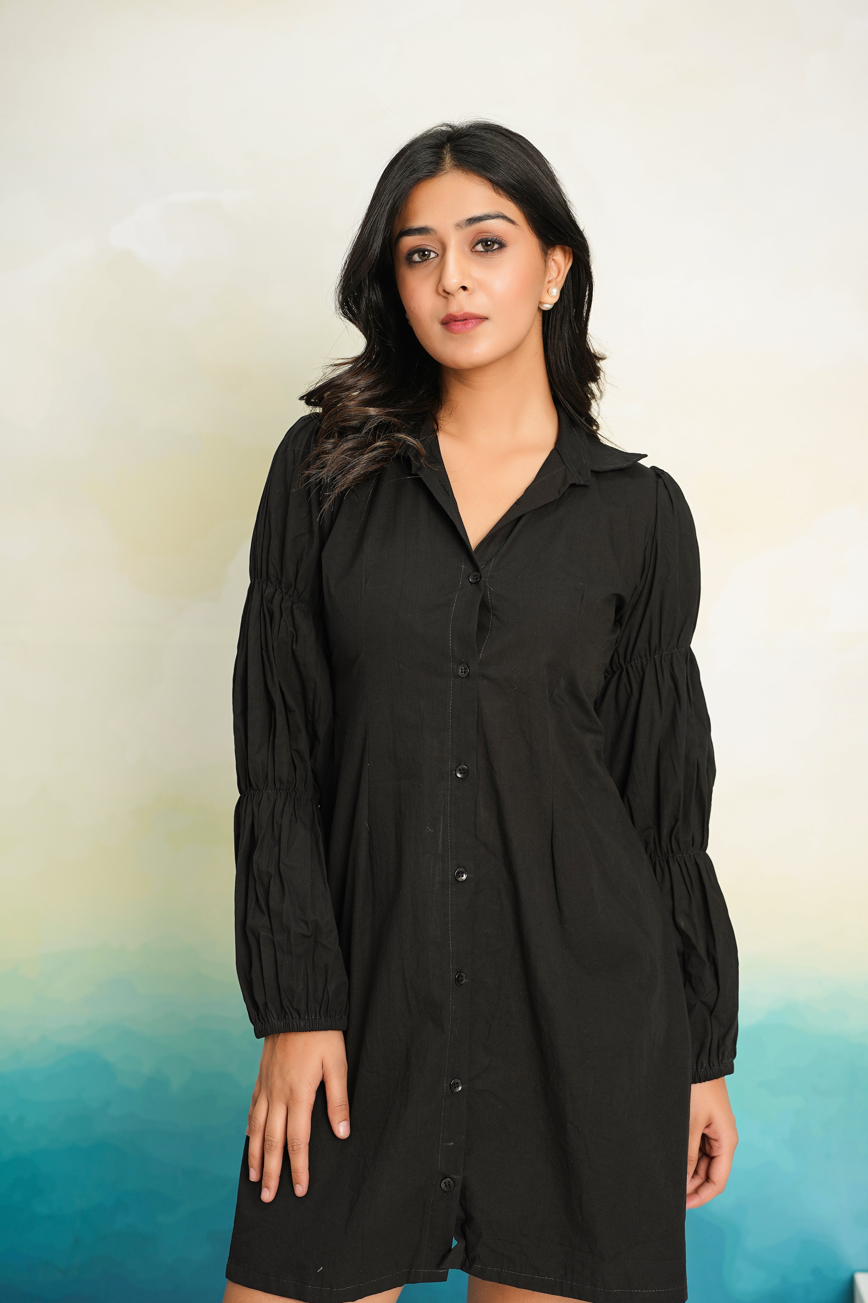 Black Shirt Dress