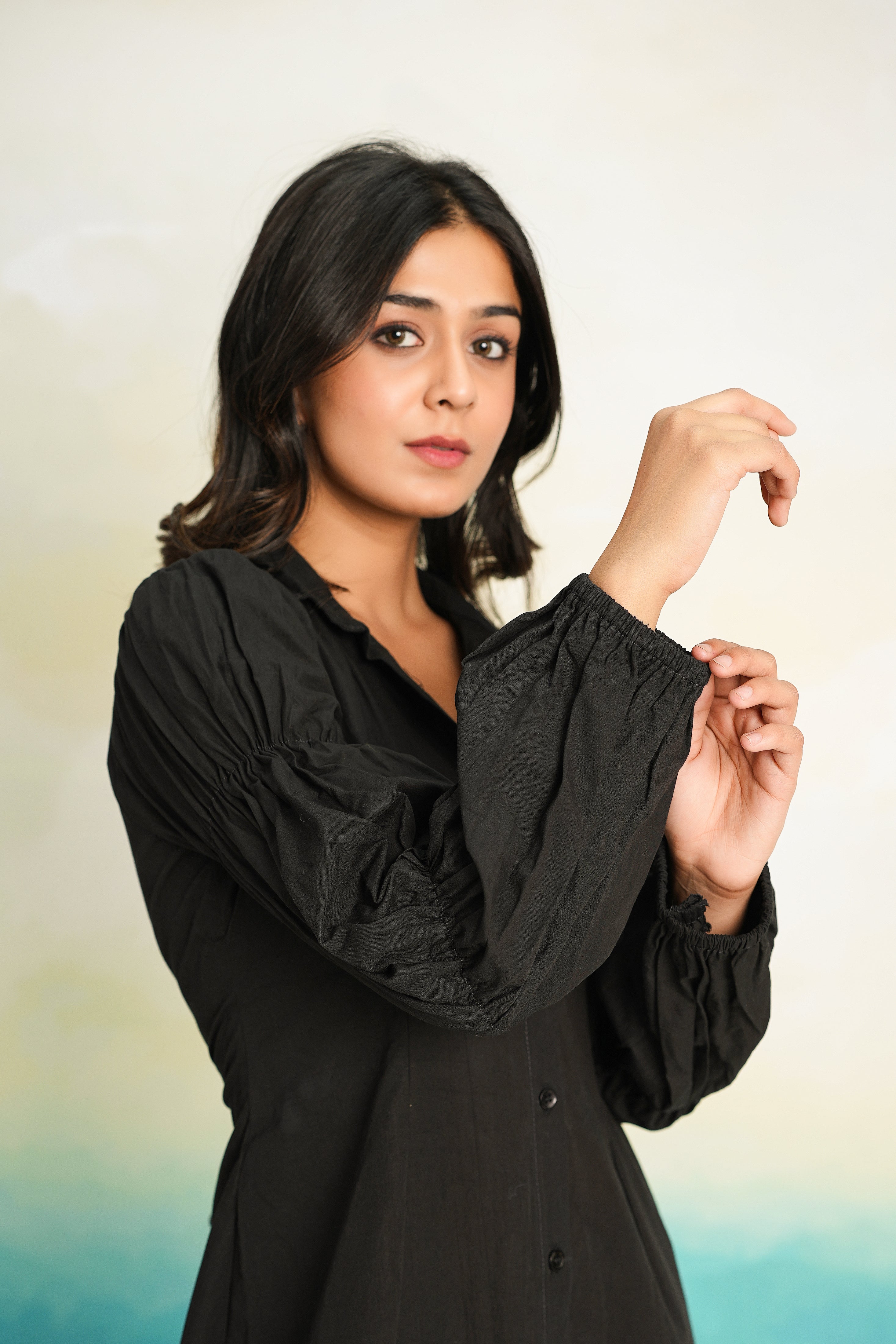 Black Shirt Dress