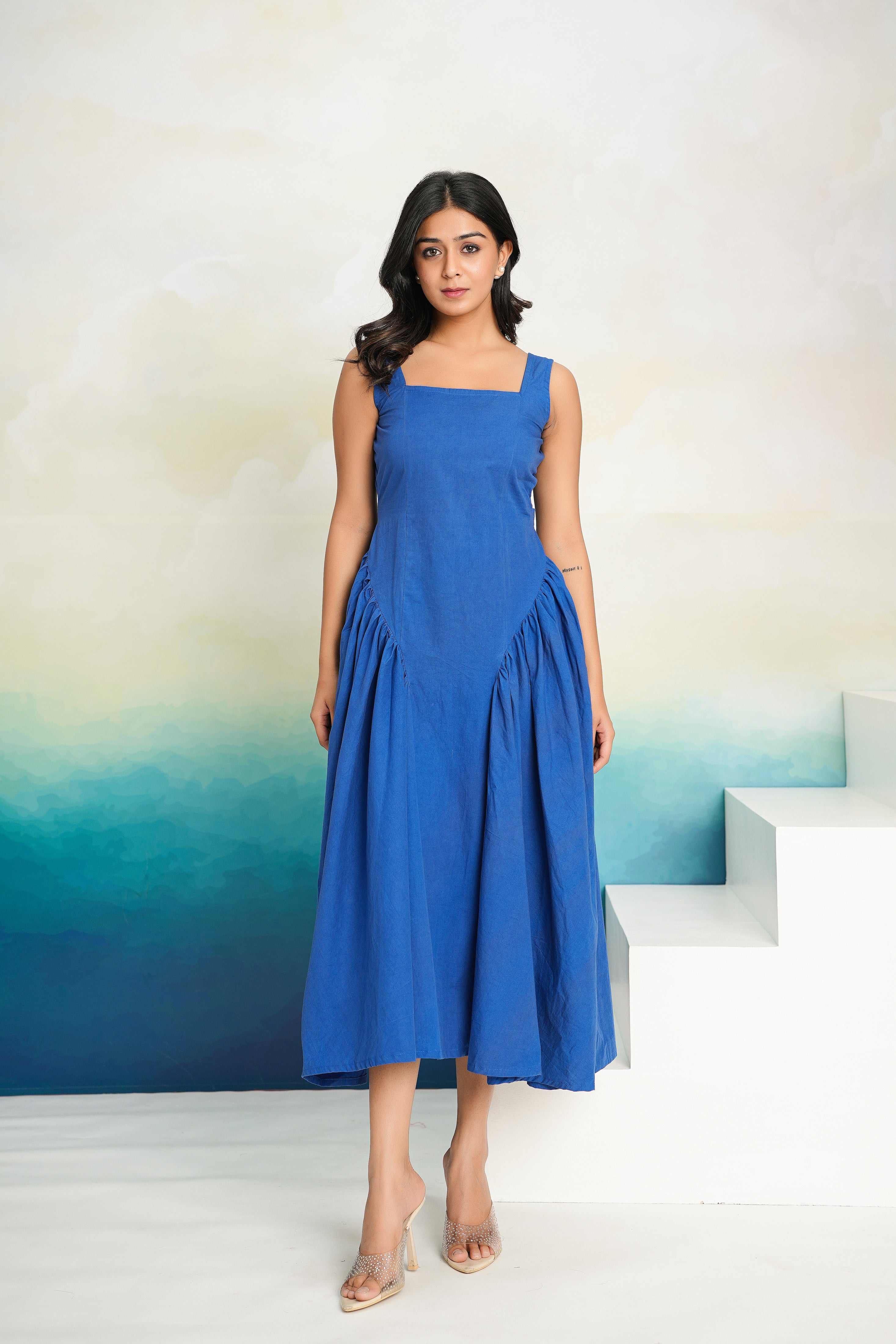 Blue Middi Dress