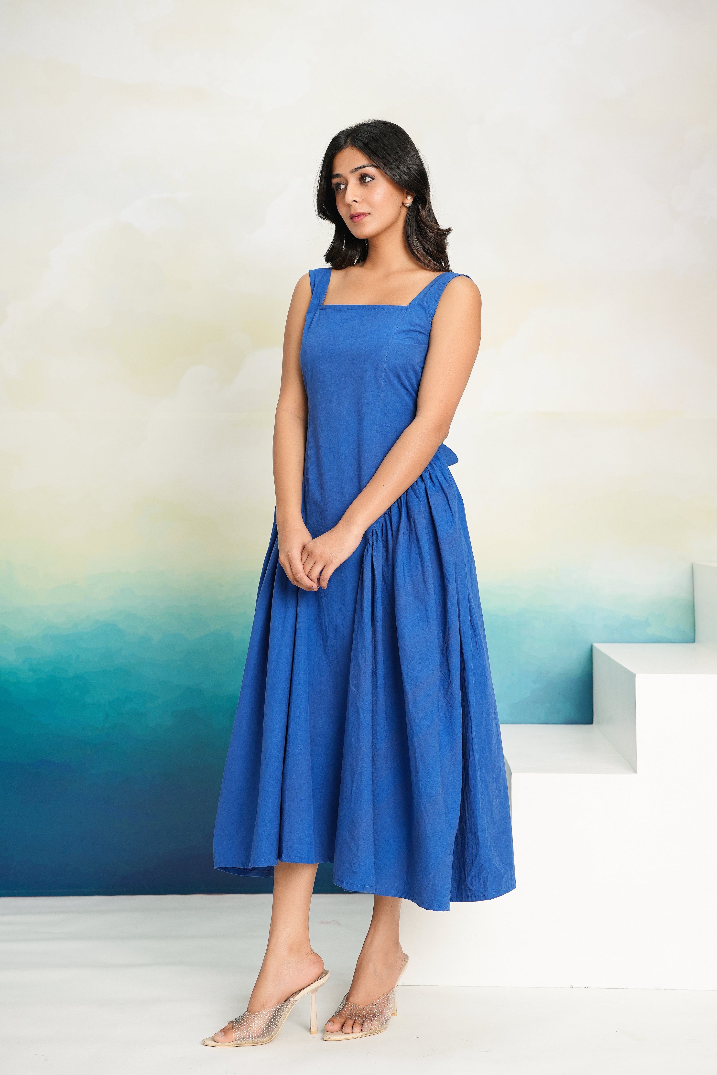 Blue Middi Dress