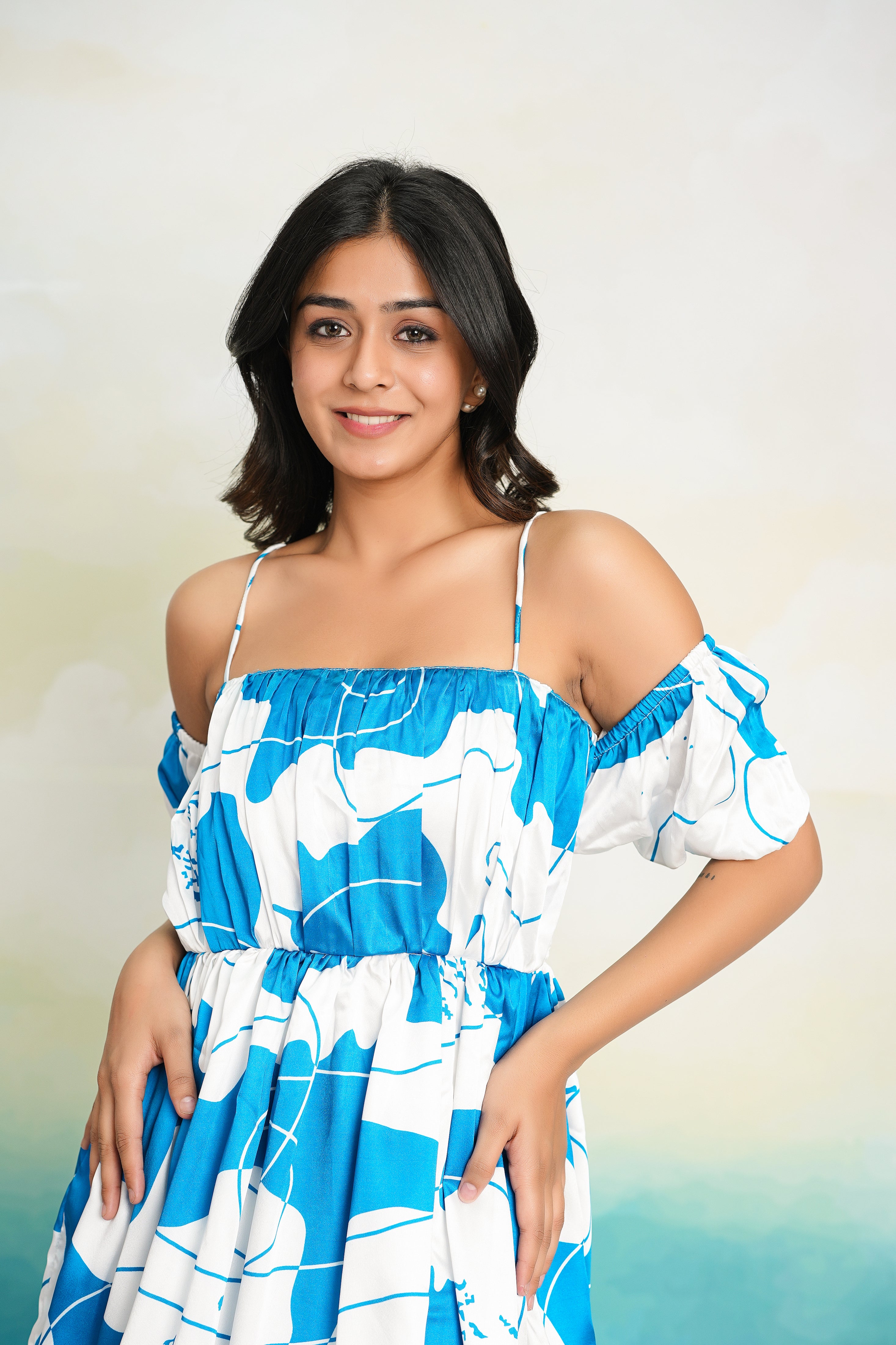 Blue Mini Dress