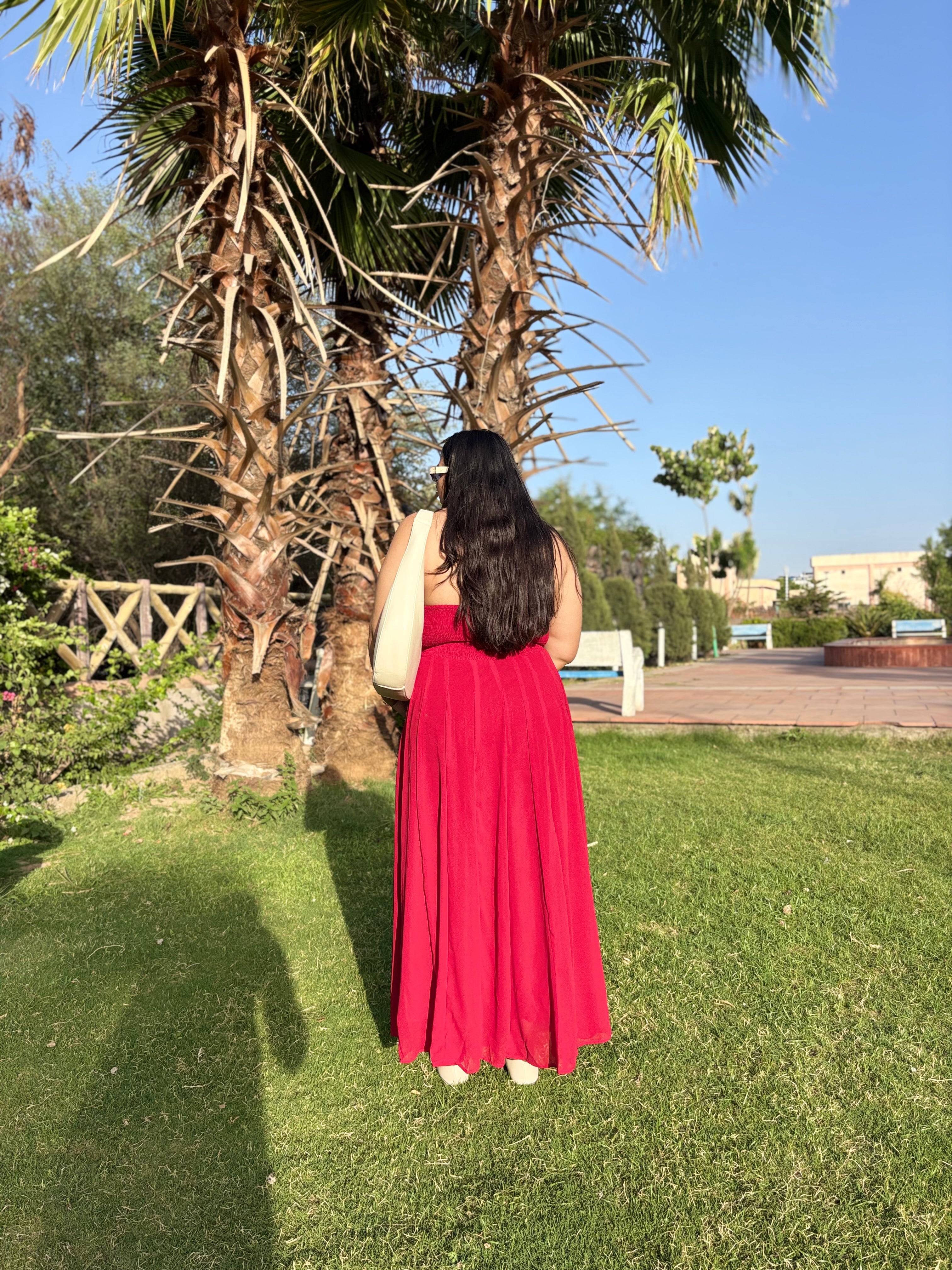Crimson Bloom Maxi
