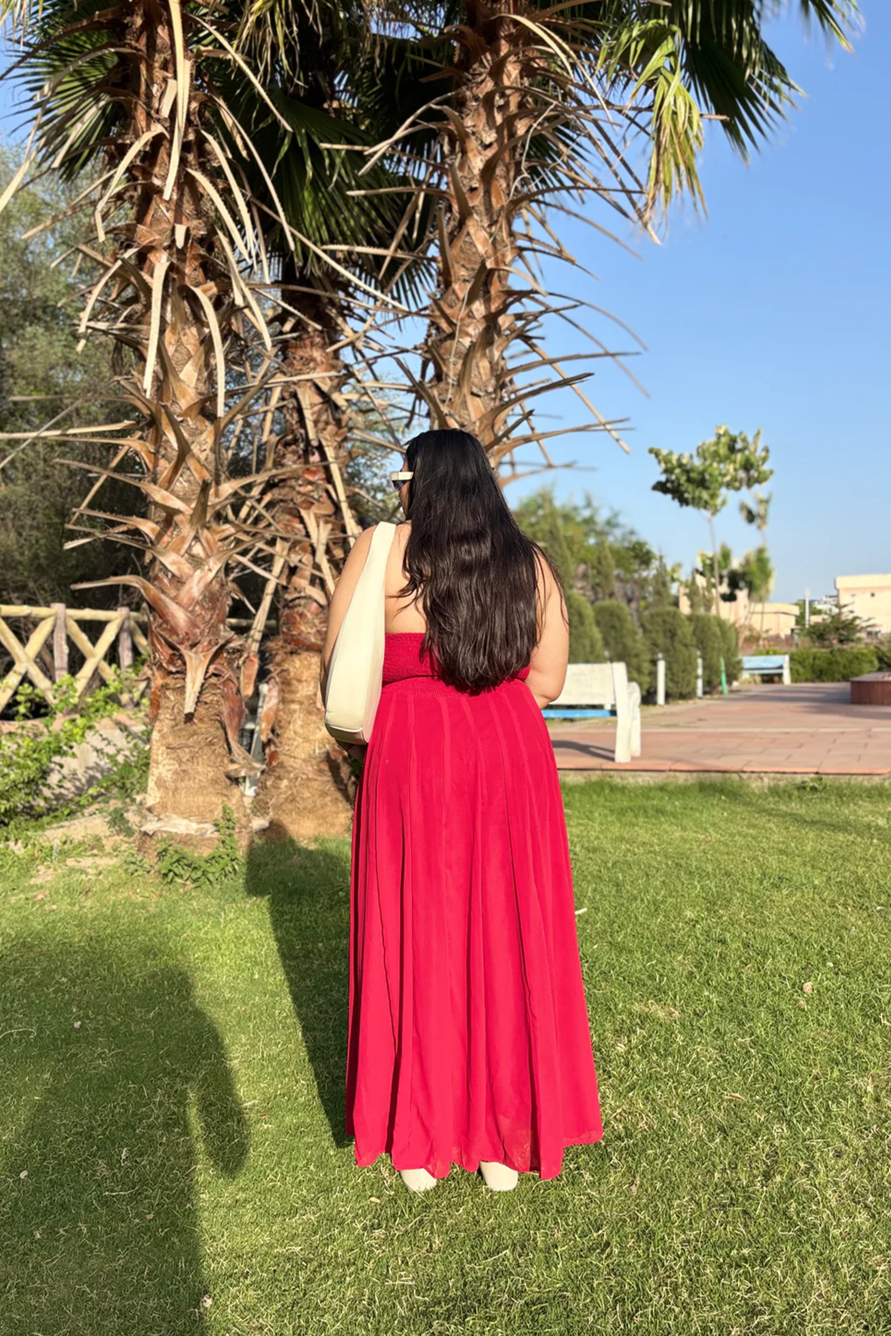 Crimson Bloom Maxi
