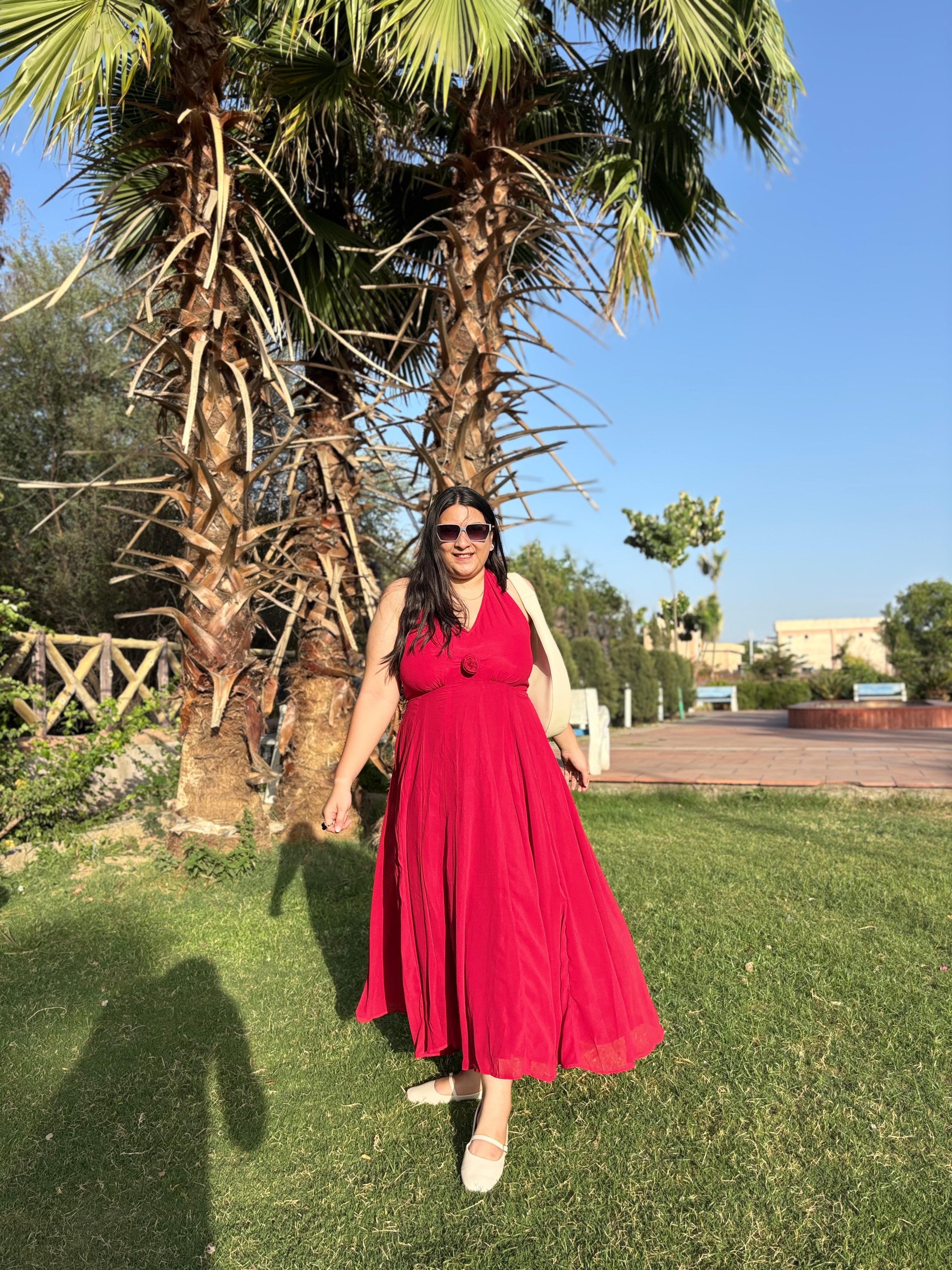 Crimson Bloom Maxi