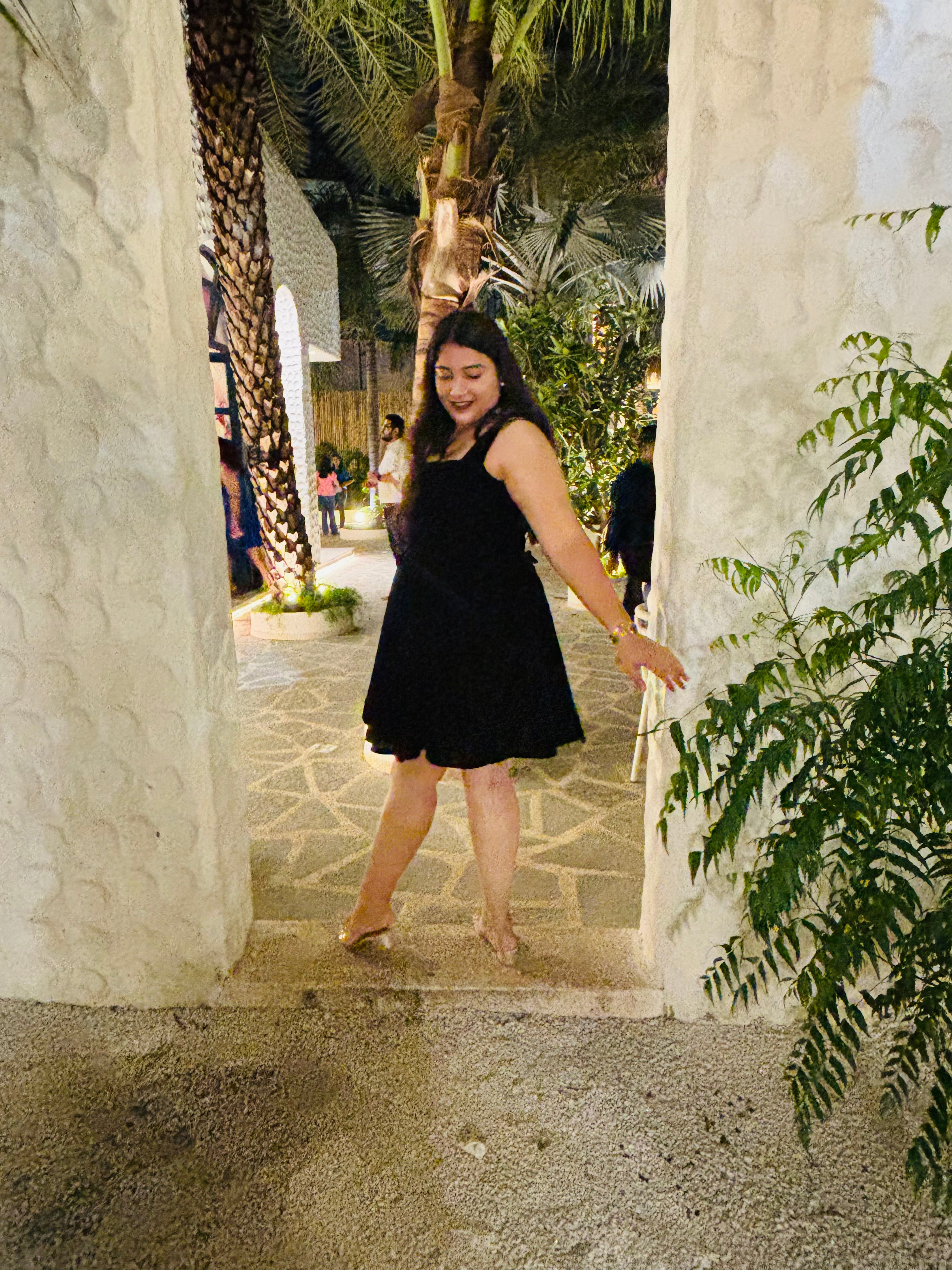 Black Velvet Mini Dress