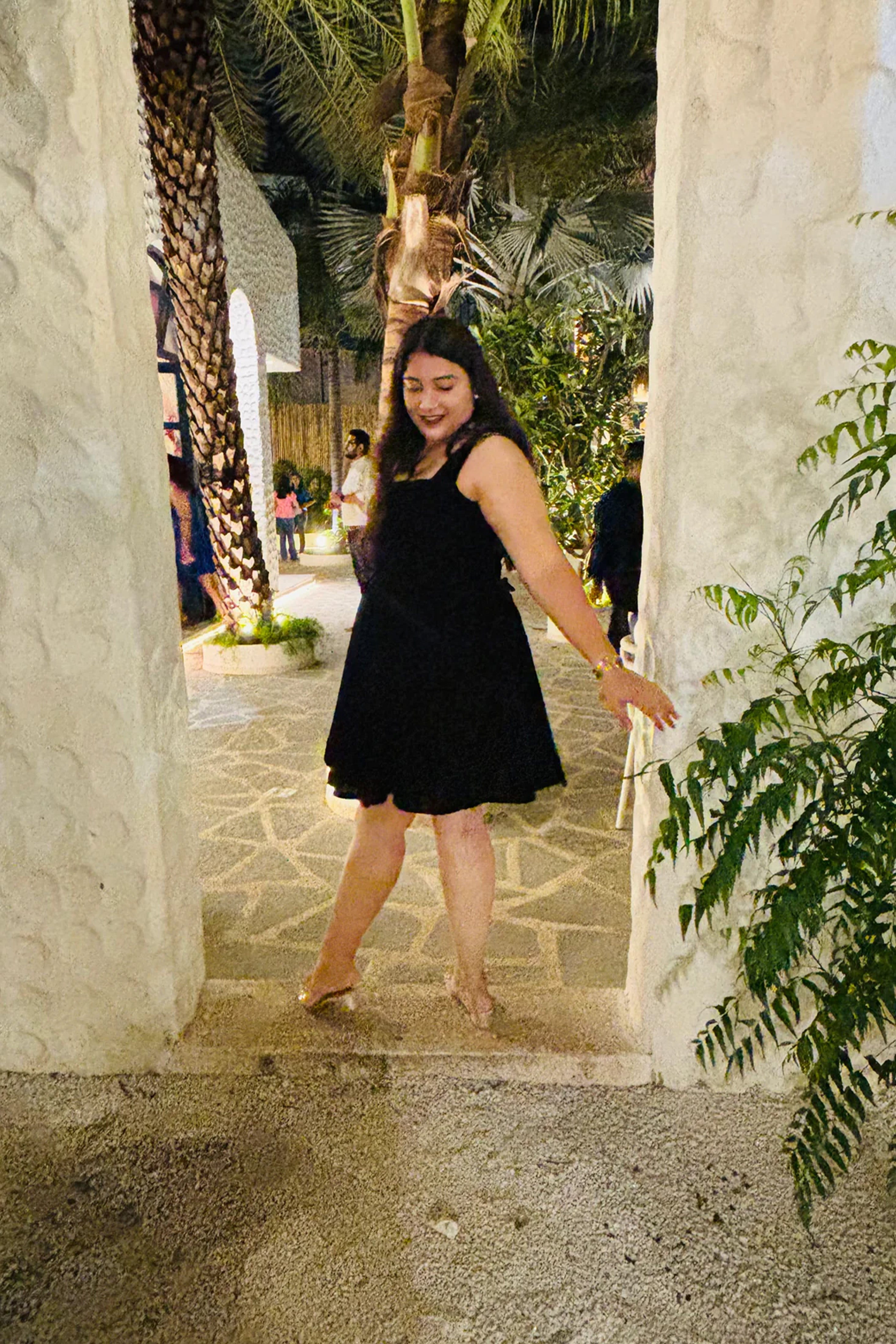 Black Velvet Mini Dress