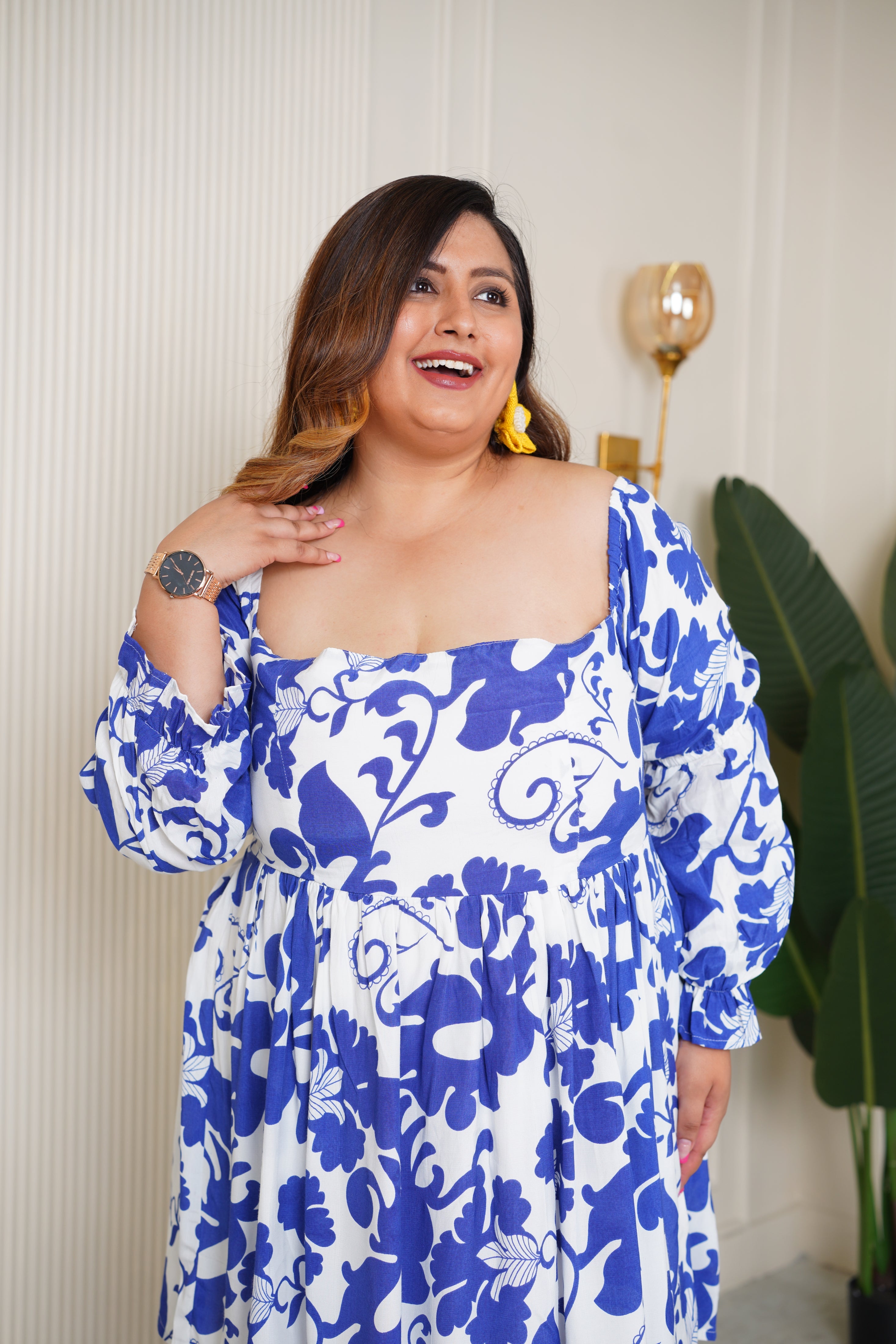 Blue Short Dress