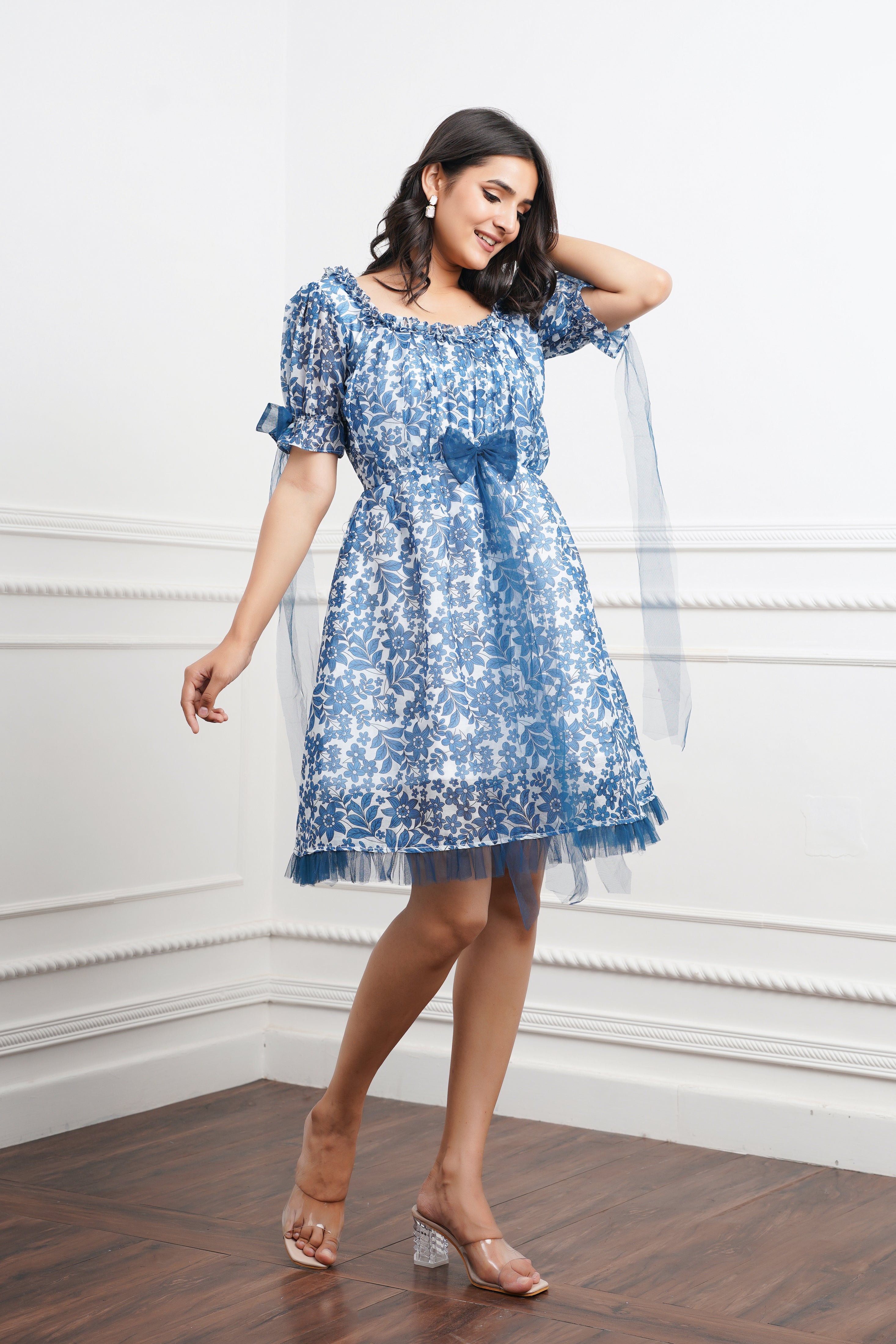 Blue Bow Dress