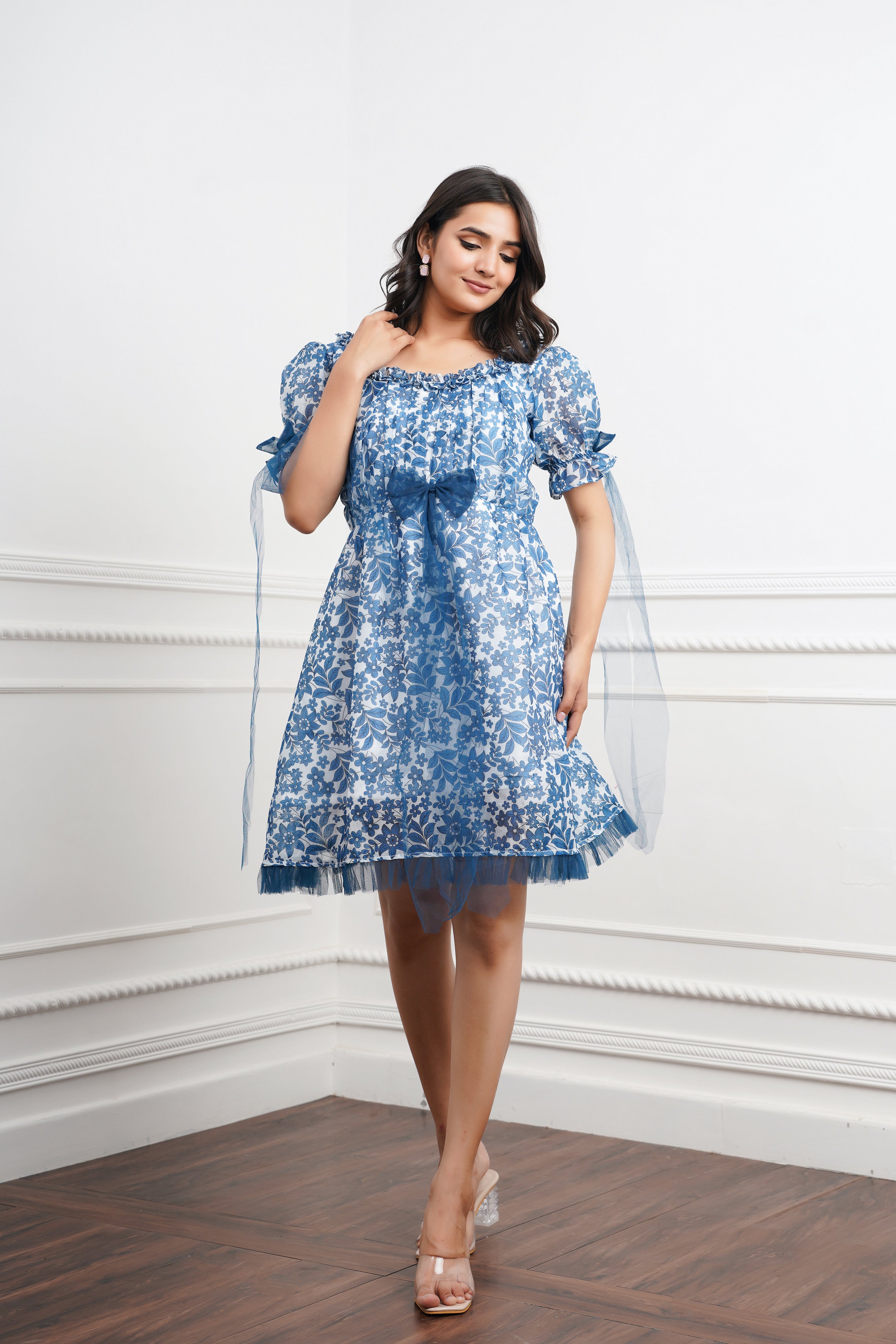 Blue Bow Dress