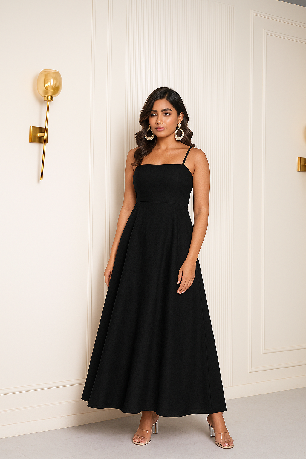Black Cotton Dress