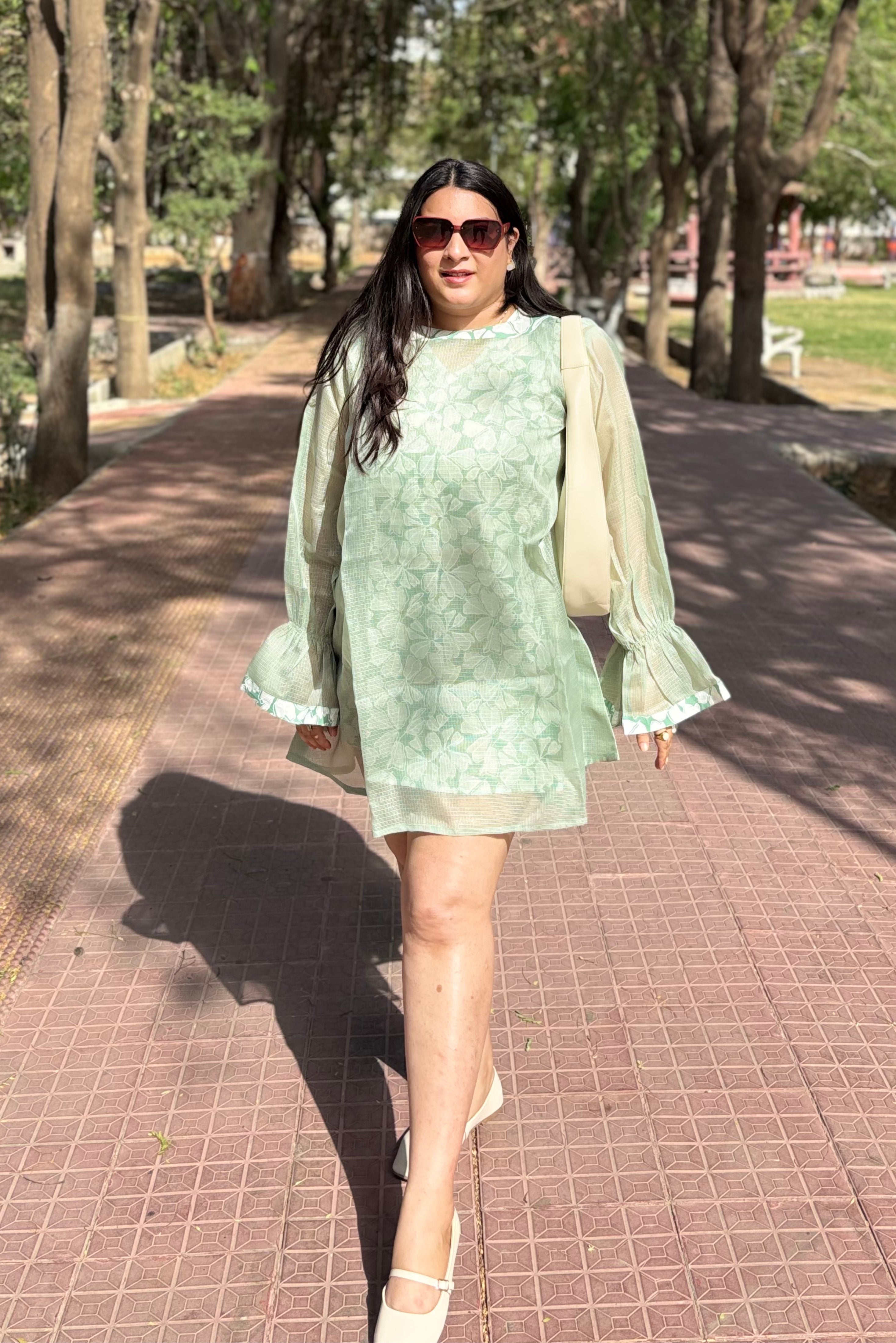 Mint Meadow Mini Dress
