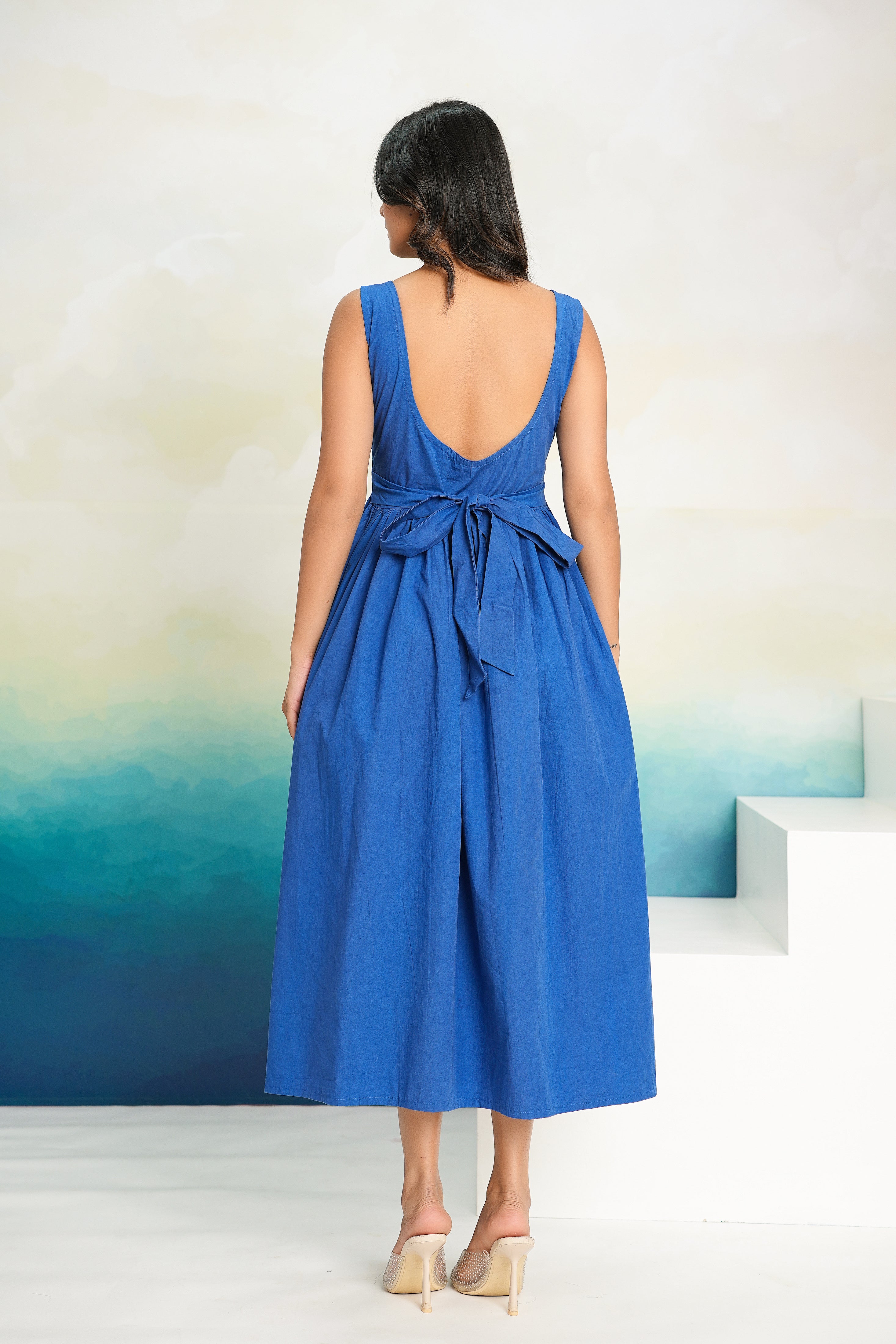 Blue Middi Dress