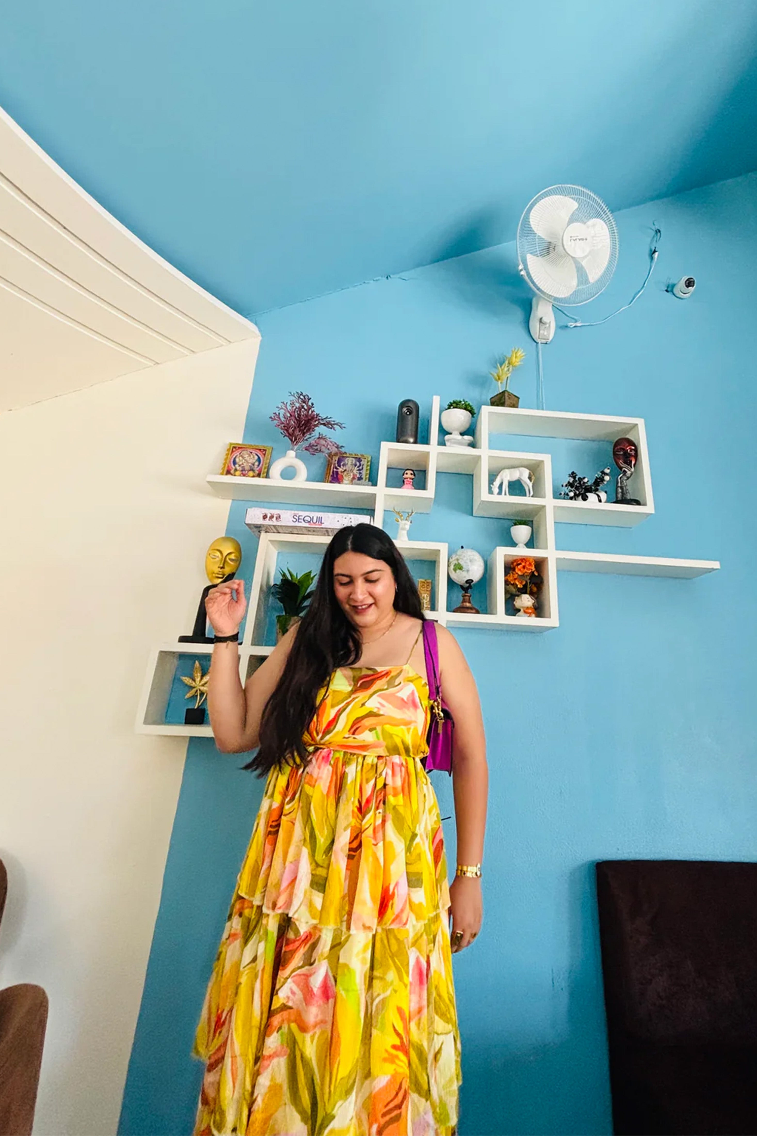 Sunshine Petals Maxi Dress