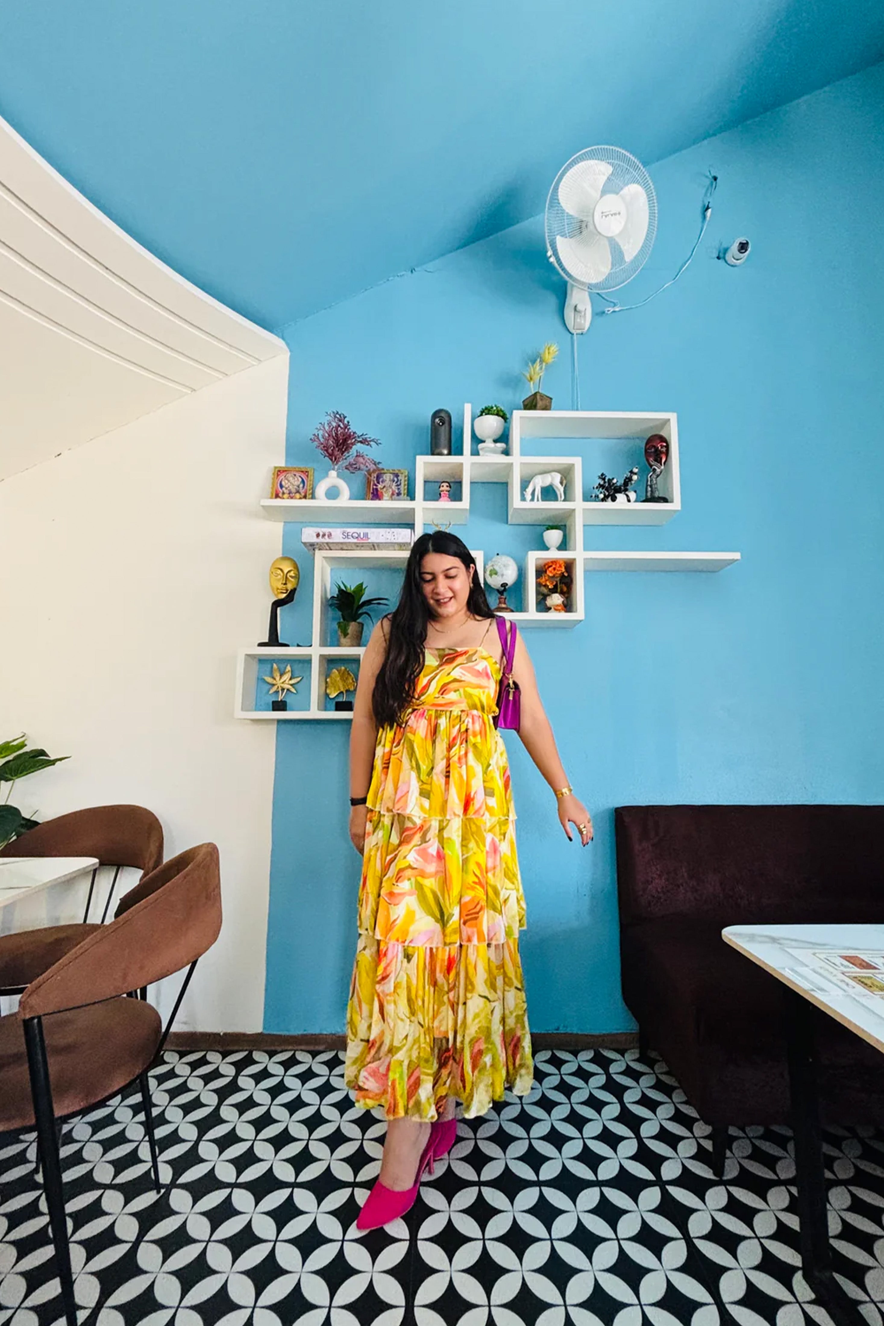 Sunshine Petals Maxi Dress