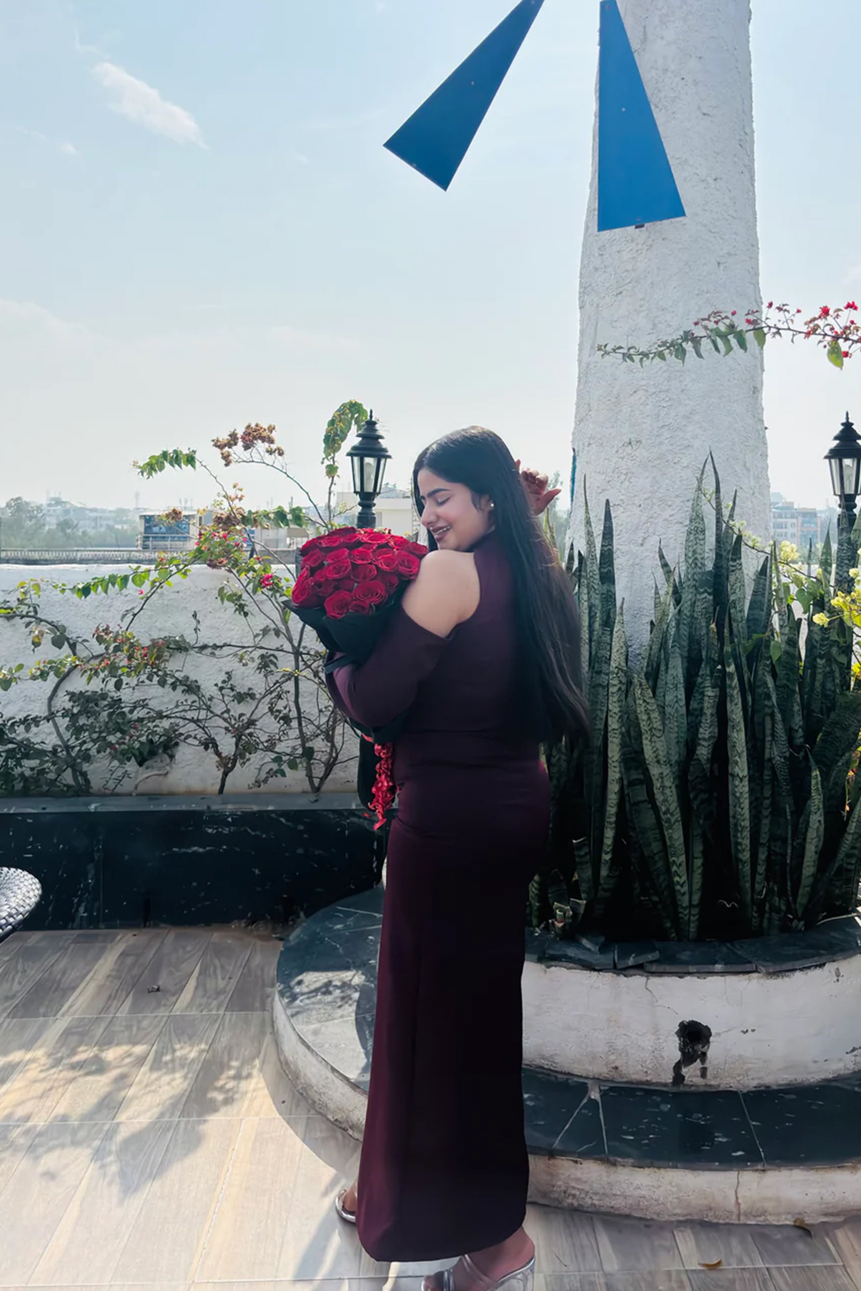 Burgundy Maxi Dress