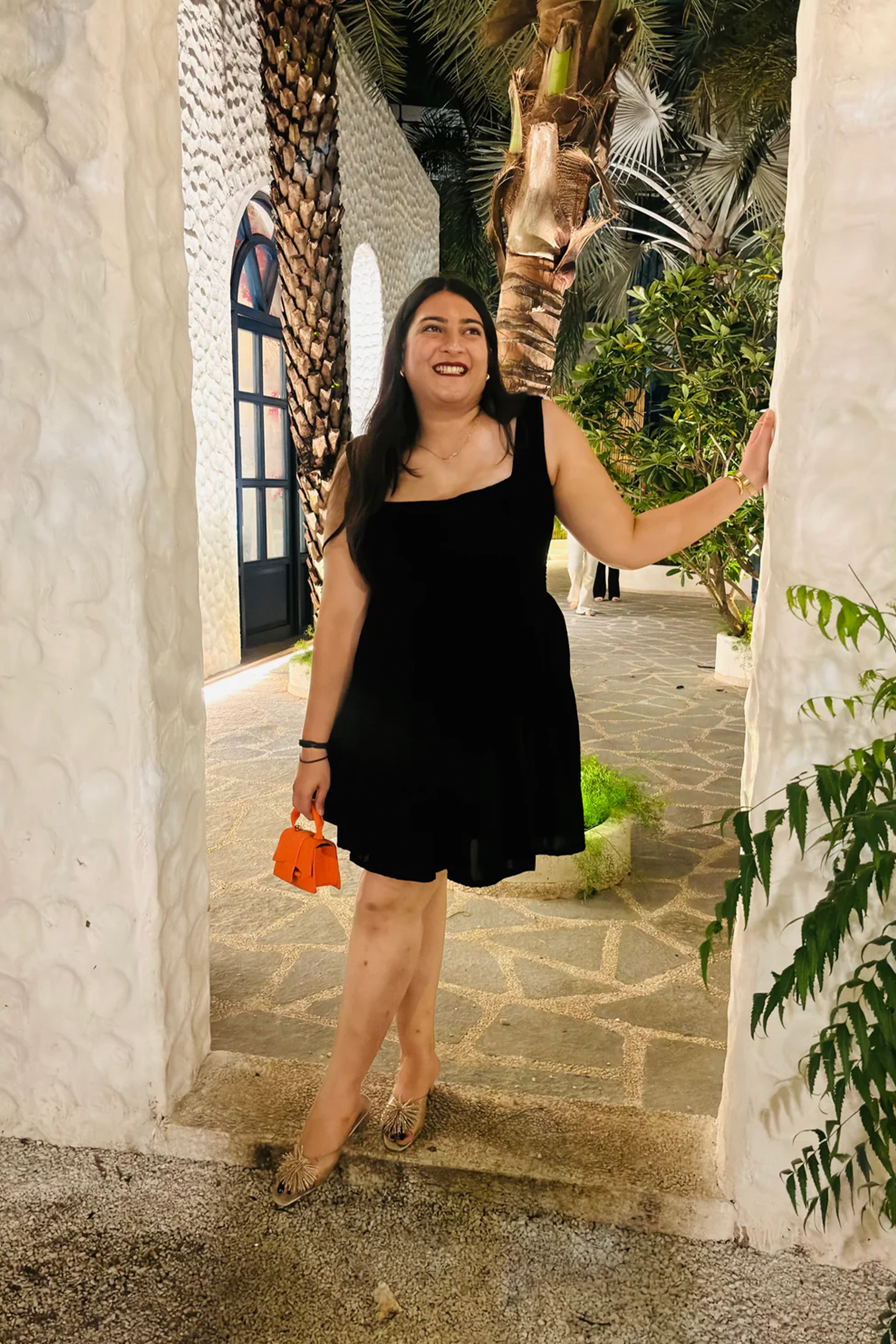 Black Velvet Mini Dress