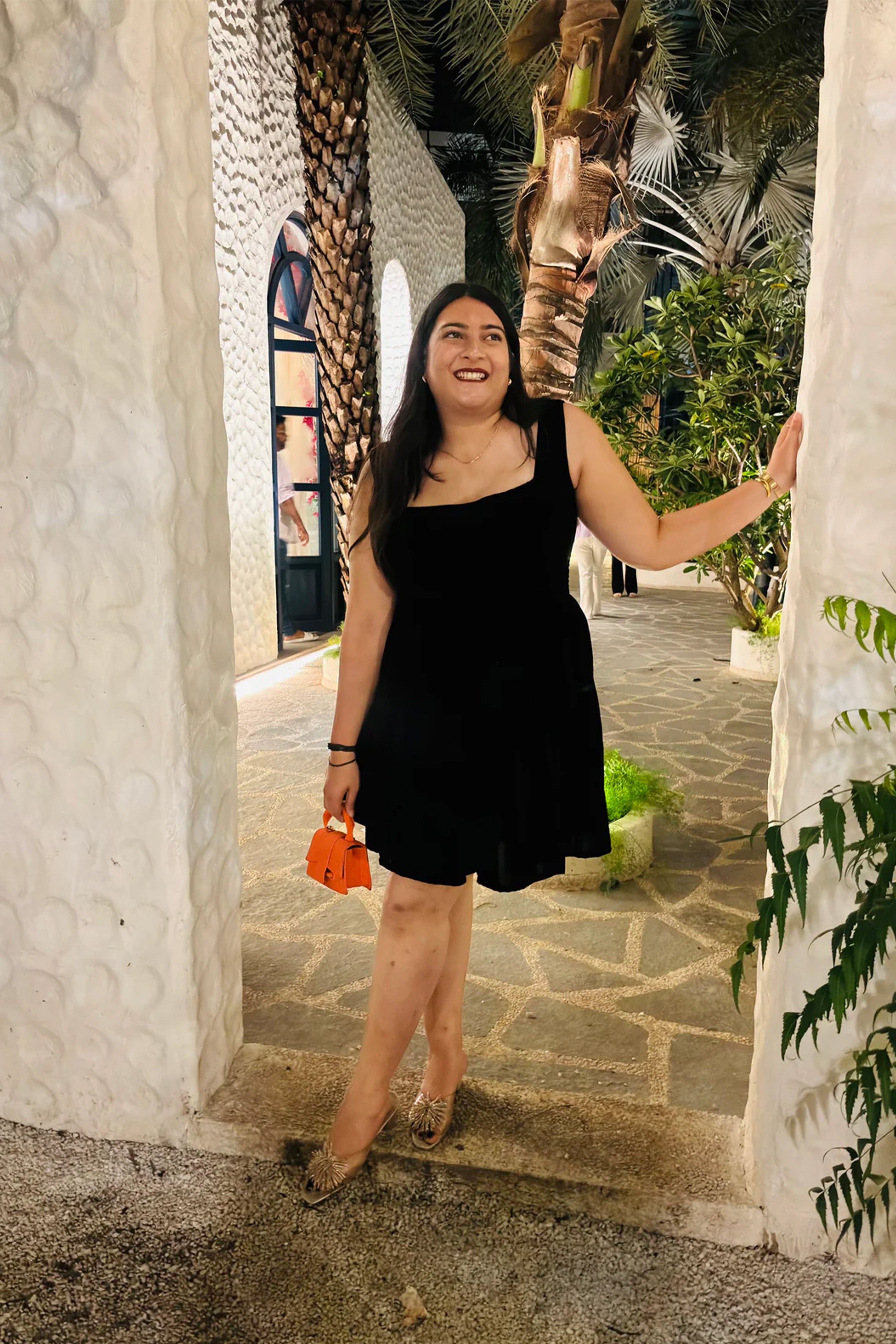 Black Velvet Mini Dress