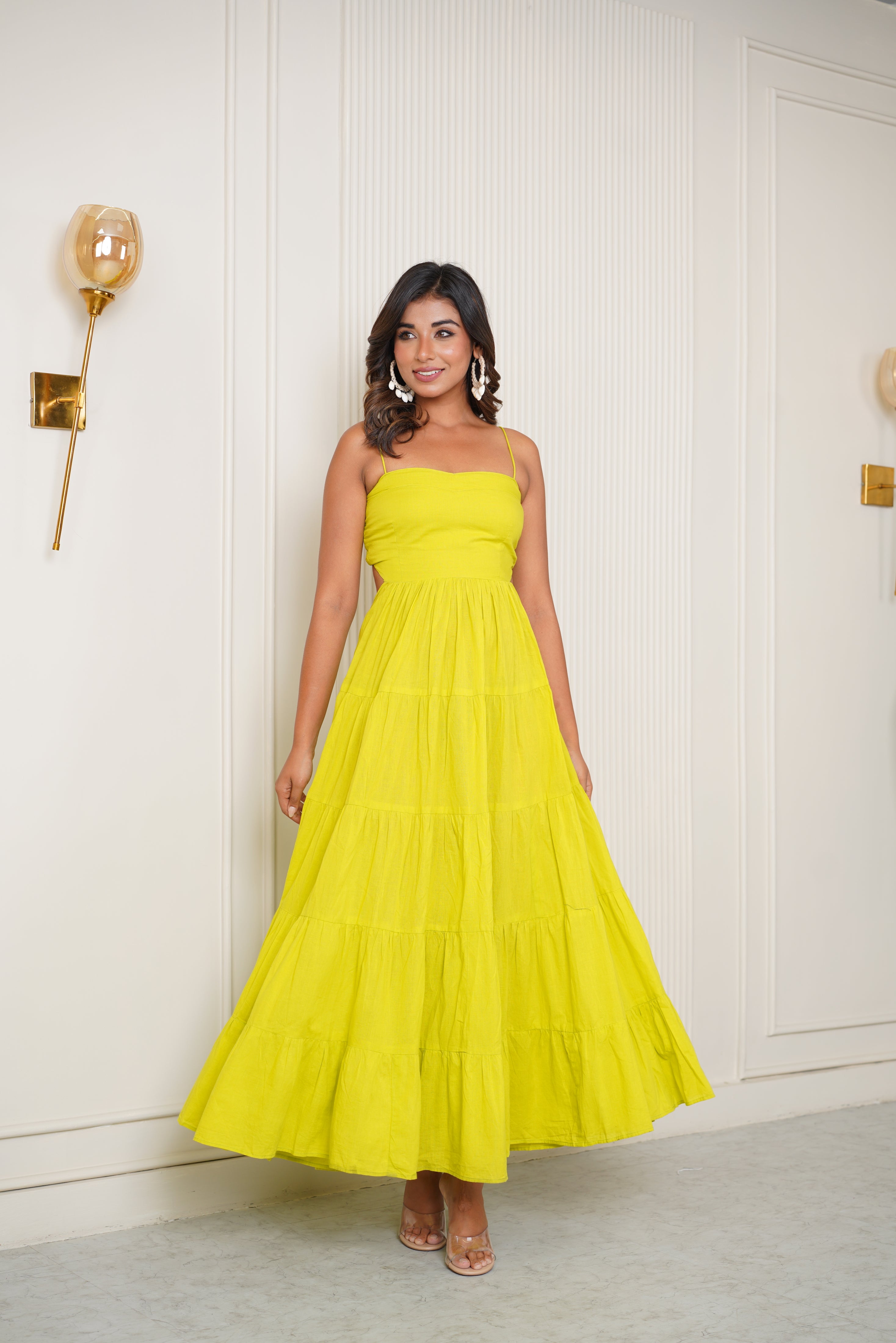 Green Cotton Dress