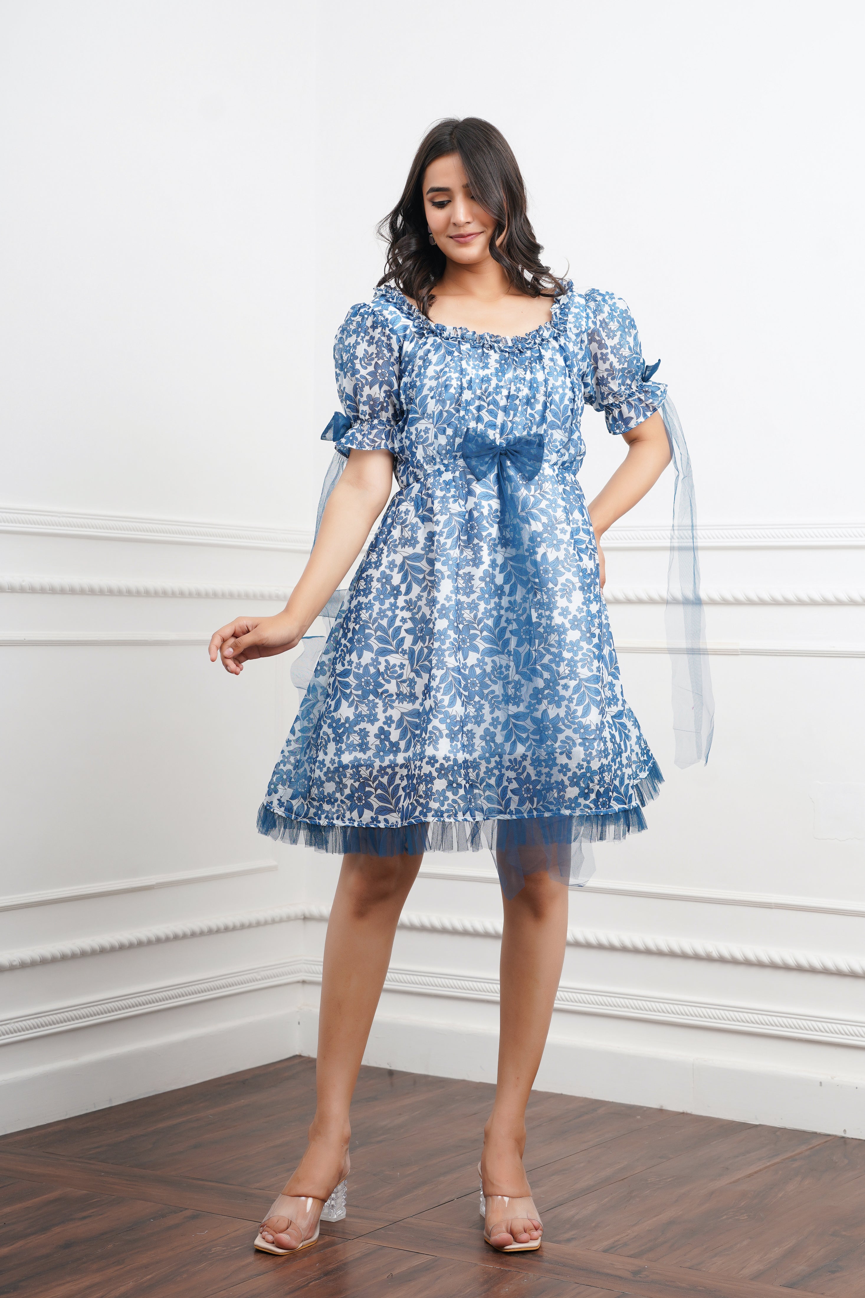 Blue Bow Dress