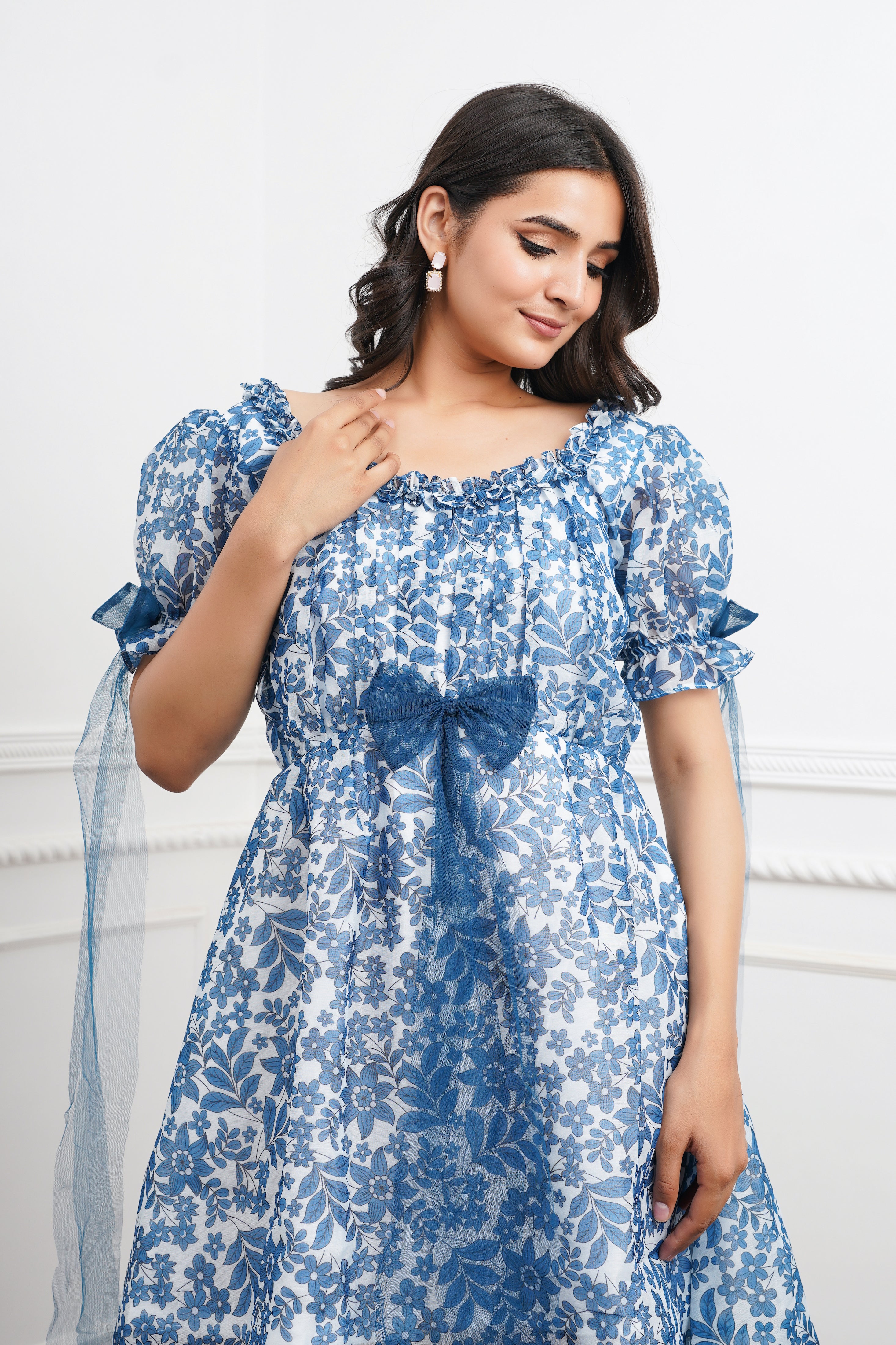 Blue Bow Dress