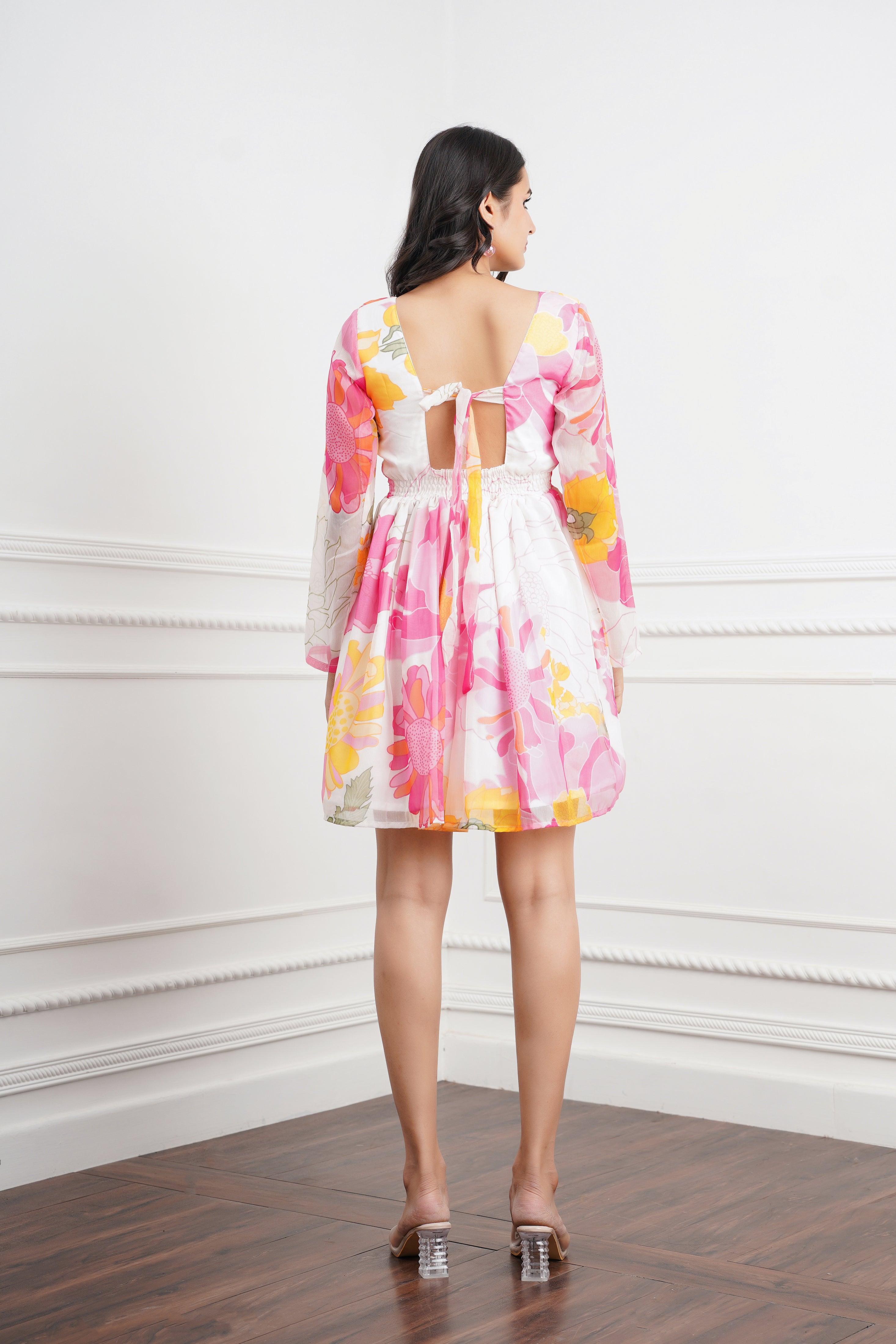 Bubblegum Pink Mini Dress
